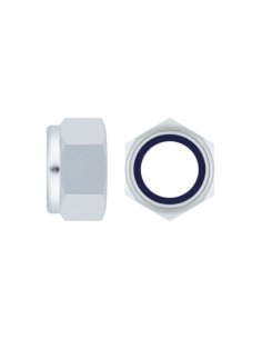 TUERCA HEXAGONAL AUTOBLOCANTE ZINCADA M14 DIN 985 INDEX