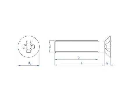 TORNILLO AVELLANADO PHILLIPS ZINCADO INDEX