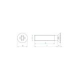 TORNILLO AVELLANADO PHILLIPS ZINCADO INDEX