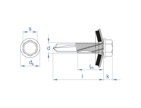TORNILLO AUTOTALADRANTE PARA VIGA 5.5X32 INDEX