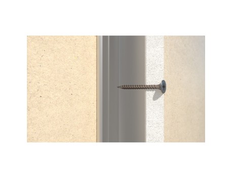TORNILLO PARA PLACAS DE YESO NEGRO INDEX 3,5X45 MM