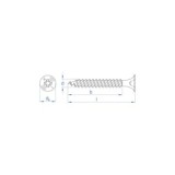 TORNILLOS NEGROS PARA PLACAS DE YESO INDEX 3,5X35 MM