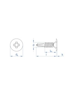 TORNILLOS PARA MADERA BLANCOS INDEX 4,2X14 MM 2