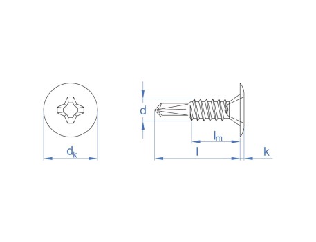 TORNILLOS PARA MADERA BLANCOS INDEX 4,2X14 MM