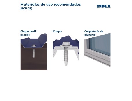 TORNILLOS PARA MADERA BLANCOS INDEX 4,2X14 MM