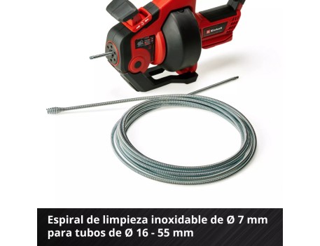 LIMPIADOR TUBERÍAS EINHELL TE-DA 18/760 LI-SOLO 7.6M
