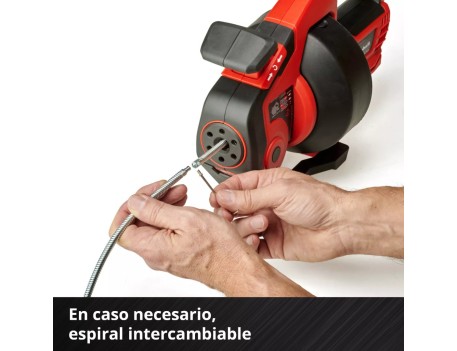 LIMPIADOR TUBERÍAS EINHELL TE-DA 18/760 LI-SOLO 7.6M