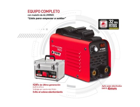 SOLDADORA INVERSORA STAYER CITYWORK 160A