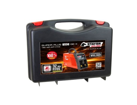 SOLDADORA INVERTER MMA STAYER SUPER PLUS 140 GE K