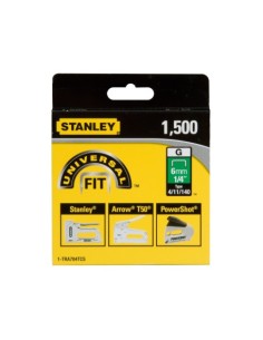 GRAPAS STANLEY TIPO G 6MM 1000U