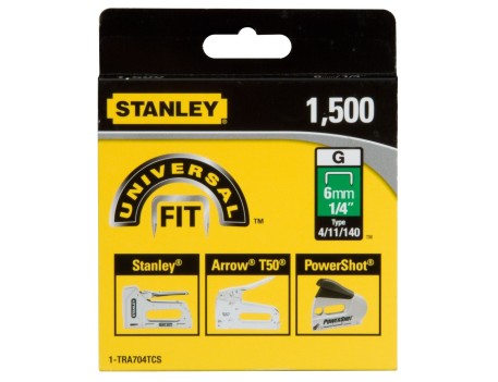 GRAPAS STANLEY TIPO G 6MM 1000U