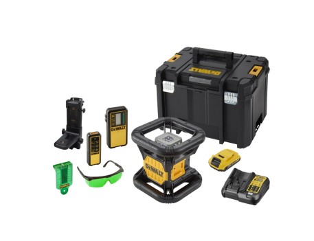 NIVEL LÁSER ROTATIVO VERDE DEWALT DCE079D1G-QW