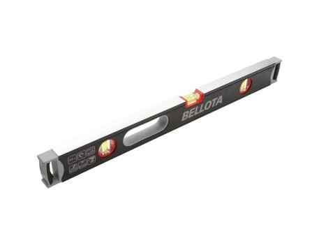 NIVEL TUBULAR REFORZADO DE ALUMINIO CON IMÁN PARA TRABAJOS DE NIVELACIÓN / 50107M