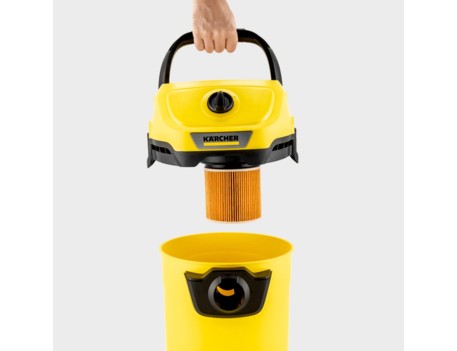 ASPIRADOR KARCHER WD 3 V SÓLIDO/LIQUIDO 17L 1000W