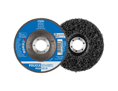 DISCO DE LIMPIEZA POLICLEAN FIBRA DE VIDRIO 115MM PFERD
