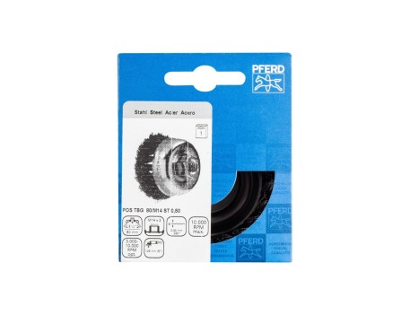 CARDA VASO TRENZADA PARA AMOLADORA 80 MM M14 PFERD