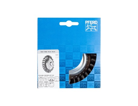 CARDA CÓNICA TRENZADA PARA AMOLADORA PFERD 125MM