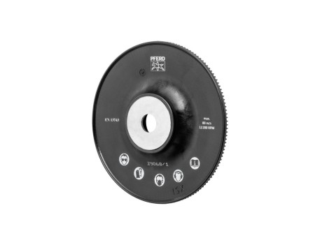 PLATO DE APOYO PLÁSTICO PARA AMOLADORA 125MM M14 PFERD