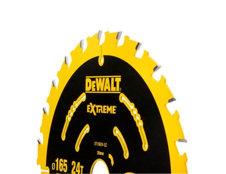 HOJA SIERRA CIRCULAR DEWALT ELITE 165MM 24T DT10624