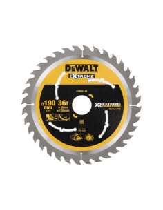 HOJA SIERRA CIRCULAR DEWALT XR 190X30MM 36D