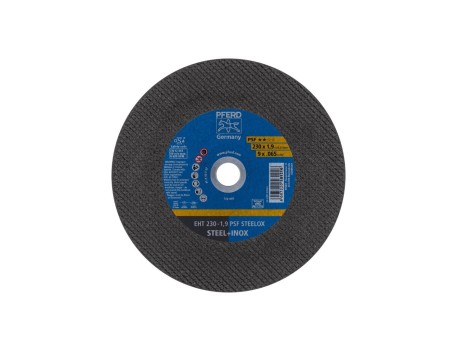 DISCO DE CORTE PARA ACERO Y ACERO INOXIDABLE PFERD 230MM