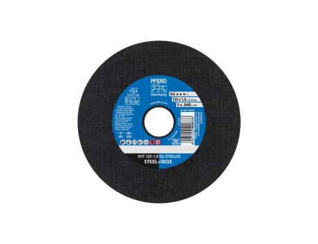 DISCO DE CORTE PARA ACERO Y INOX 125 MM PFERD