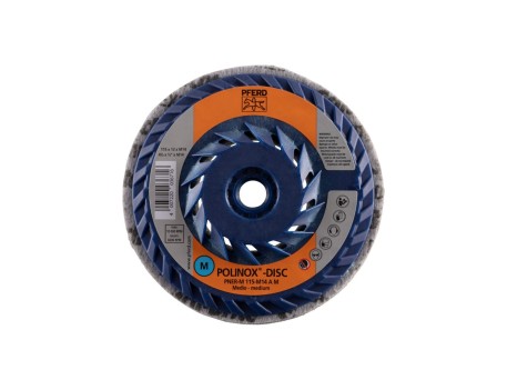 DISCO DE VELLÓN PRENSADO POLINOX PFERD Ø115MM M14