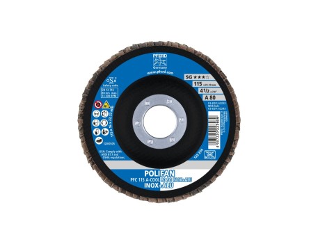 DISCO LÁMINAS LIJADORAS POLIFAN CORINDÓN 115MM