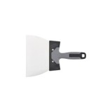 ESPÁTULA AMERICANA DE ACERO INOXIDABLE CON MANGO BIMATERIAL PARA TRABAJOS DE REJUNTEO Y REMATES EN PLACA / 5900