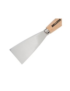 ESPÁTULA DE ACERO INOXIDABLE CON MANGO DE MADERA PARA TRABAJOS DE ACABADO / 5893 2