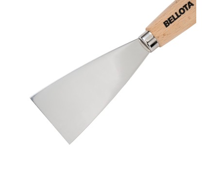 ESPÁTULA DE ACERO INOXIDABLE CON MANGO DE MADERA PARA TRABAJOS DE ACABADO / 5893