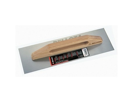 LLANA LARGA RECTA INOXIDABLE CON MANGO DE MADERA PARA TRABAJOS DE ACABADO / 5865INOX