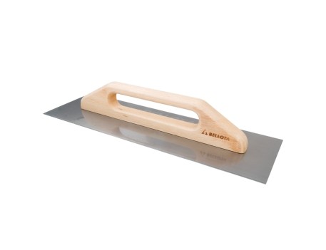 LLANA LARGA RECTA INOXIDABLE CON MANGO DE MADERA PARA TRABAJOS DE ACABADO / 5865INOX