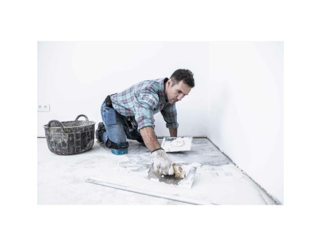 LLANA RECTA INOXIDABLE CON MANGO DE MADERA PARA TRABAJOS DE ACABADO Y YESO / 5861INOX