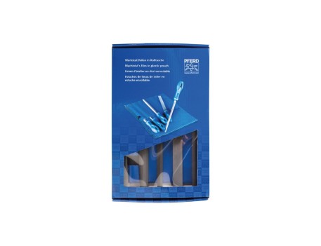 JUEGO DE LIMAS DE TALLER PFERD 200MM CORTE 2