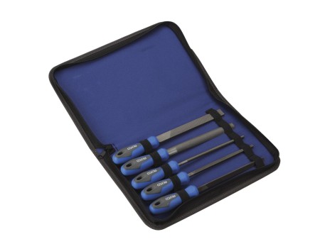 JUEGO DE 5 LIMAS DE 150 MM EN B/NYLON