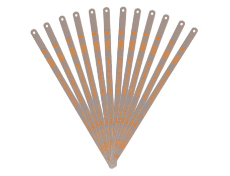 BLISTER  12 HOJAS DE SIERRA ALYCO ORANGE  300MM