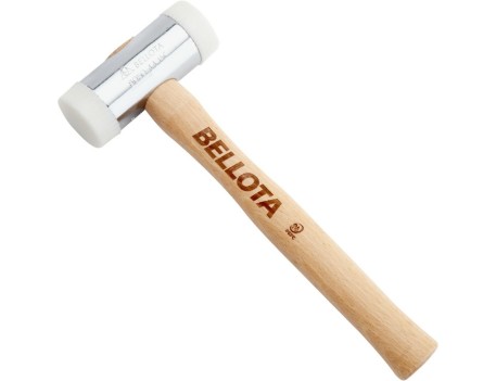 MARTILLO BOCAS DE NYLON CON MANGO DE MADERA  PARA GOLPEO DE PIEZAS / 8050