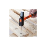 MARTILLO DE PEÑA 30 MM MANGO FIBRA VIDRIO ALYCO ORANGE
