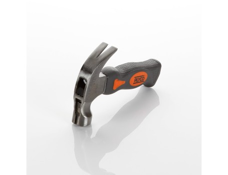 MARTILLO UÑA CURVA AMERICANO 220 GR. SERIE CORTA MANGO FIBRA VIDRIO ALYCO ORANGE