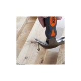 MARTILLO UÑA CURVA AMERICANO 220 GR. SERIE CORTA MANGO FIBRA VIDRIO ALYCO ORANGE