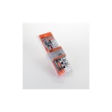 JUEGO DE VASOS Y CARRACA 12 PZAS 1/2 ALYCO ORANGE