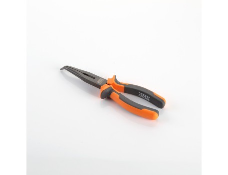 ALICATE DE BOCAS SEMIRREDONDAS CURVAS CON CORTE 200 MM ALYCO ORANGE