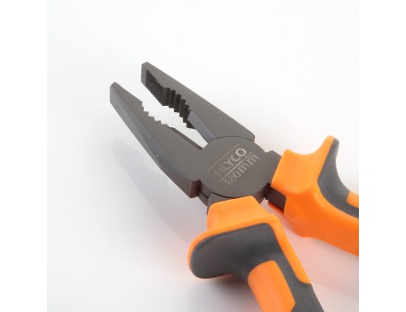 ALICATE UNIVERSAL MANGO BIMATERIAL 160 MM ALYCO ORANGE