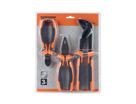 JGO 3 ALICATES ALYCO ORANGE EN BLISTER