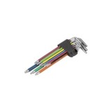 JUEGO 9 LLAVES TORX INV MULTICOLOR