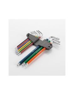 JUEGO 9 LLAVES TORX INV MULTICOLOR 2