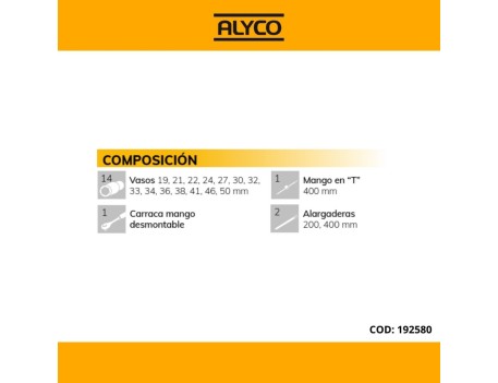 JUEGO VASOS 3/4 18 PIEZAS