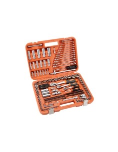 JUEGO DE LLAVES Y ACCESORIOS 219 PZAS DE 1/2 - 1/4 - 3/8 ALYCO ORANGE