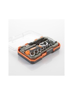 JUEGO DE VASOS Y ACCESORIOS 31 PZAS 1/4 ALYCO ORANGE 2